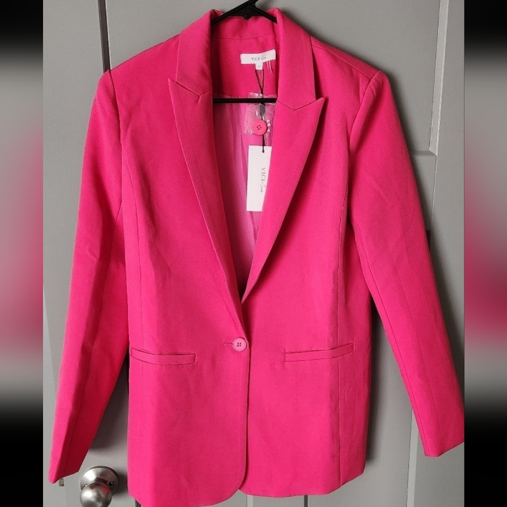 Hot pink blazer